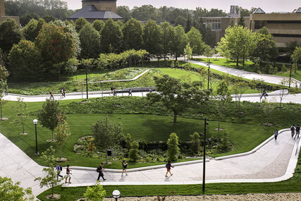 Eda U. Gerstacker Grove at the University of Michigan | Landscape ...